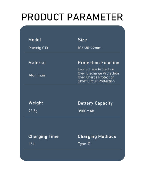 Pluscig C10 Heat not burn Device 6