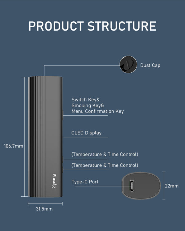 Pluscig C10 Heat not burn Device 7